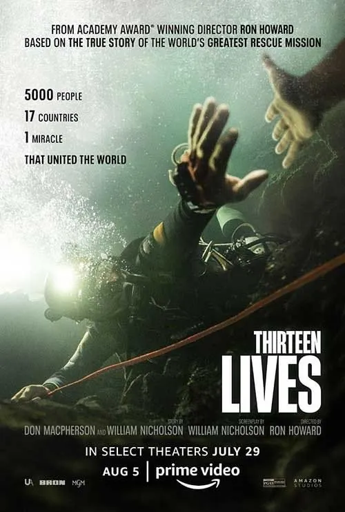 1dollariptv movie poster Thirteen Lives thriller