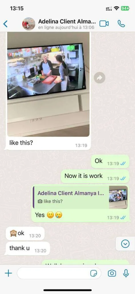 1dollariptv WhatsApp customer support chat review 4